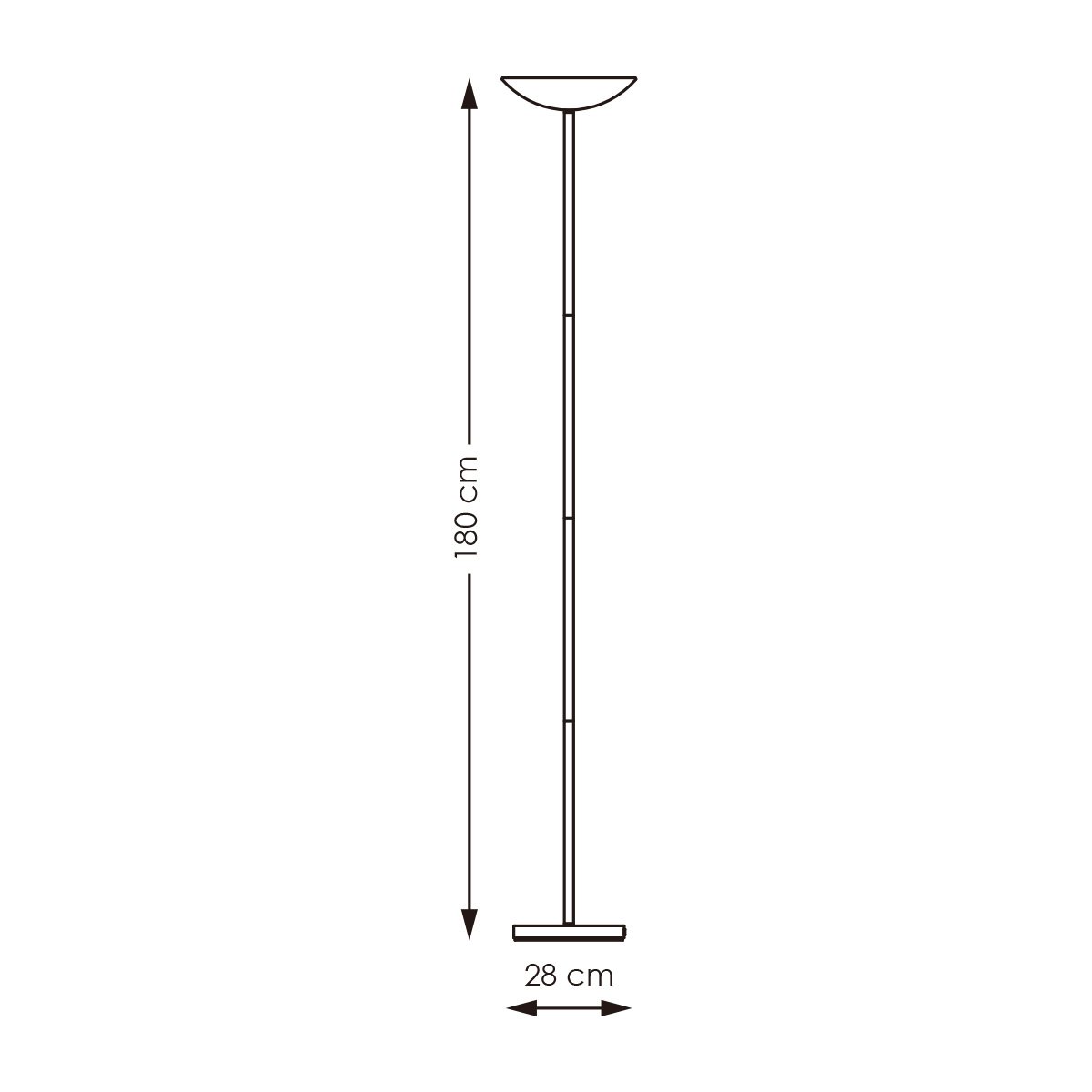 Leran Vloerlamp - Zilver