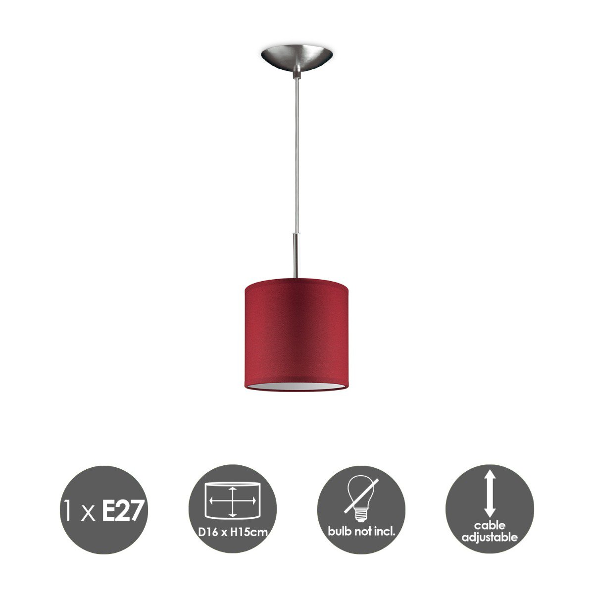 Lorven Hanglamp Rood