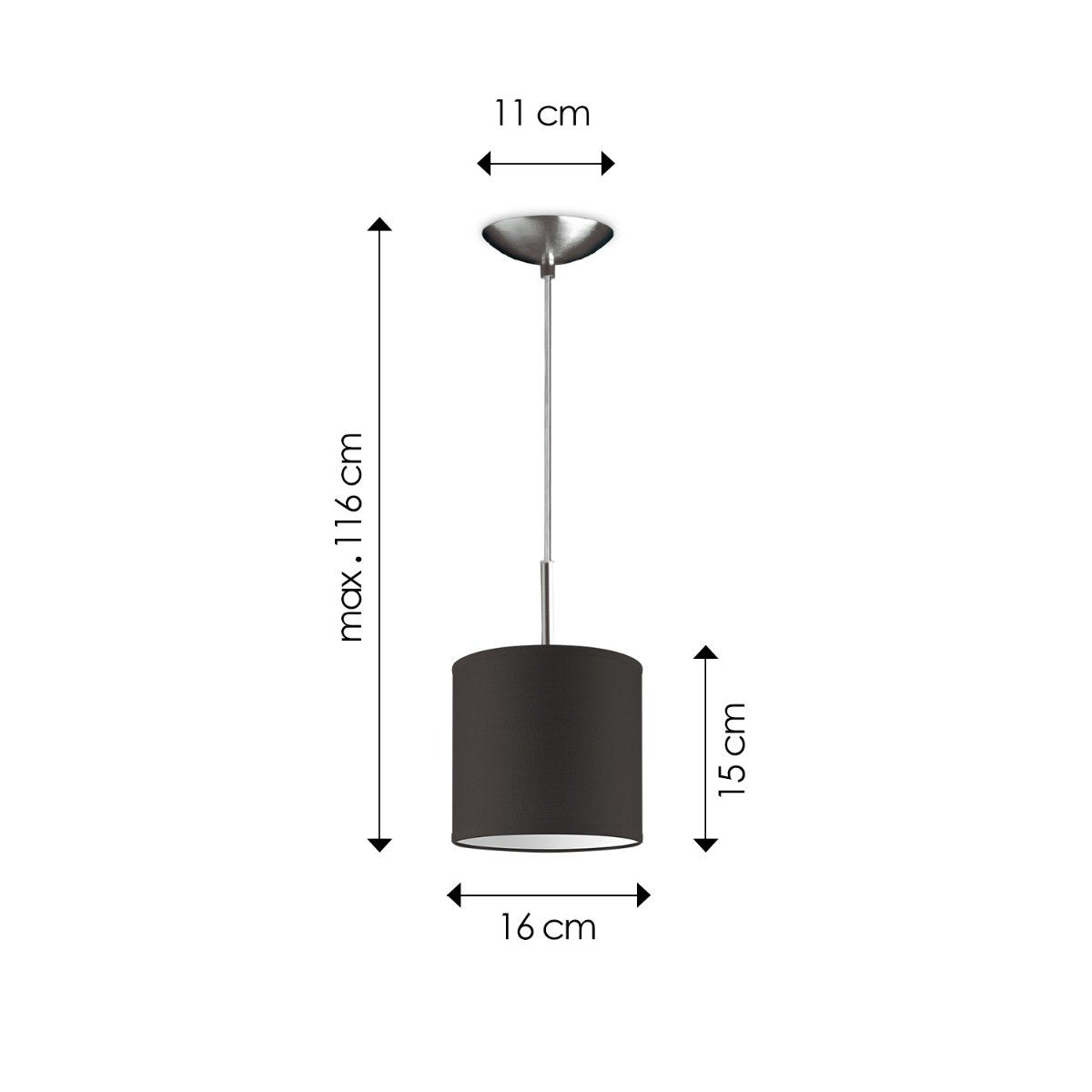 Lorven Hanglamp Chocolade