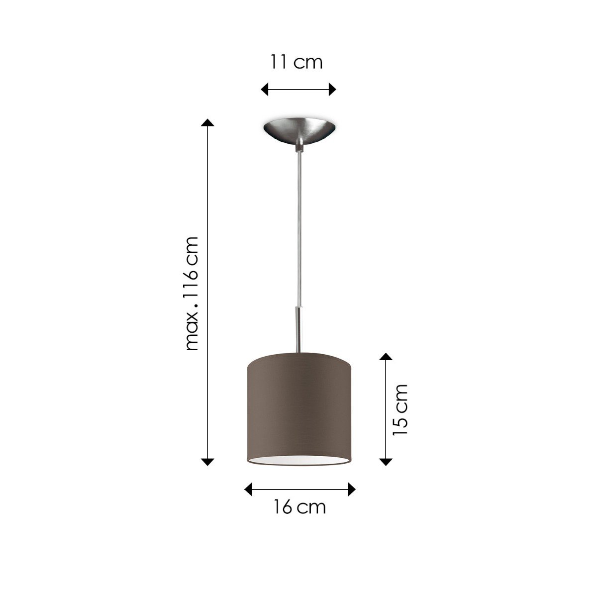 Lorven Hanglamp Taupe