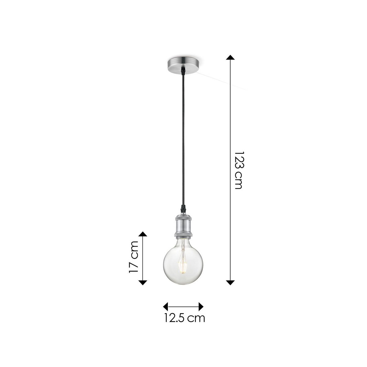 Axton Hanglamp Chroom