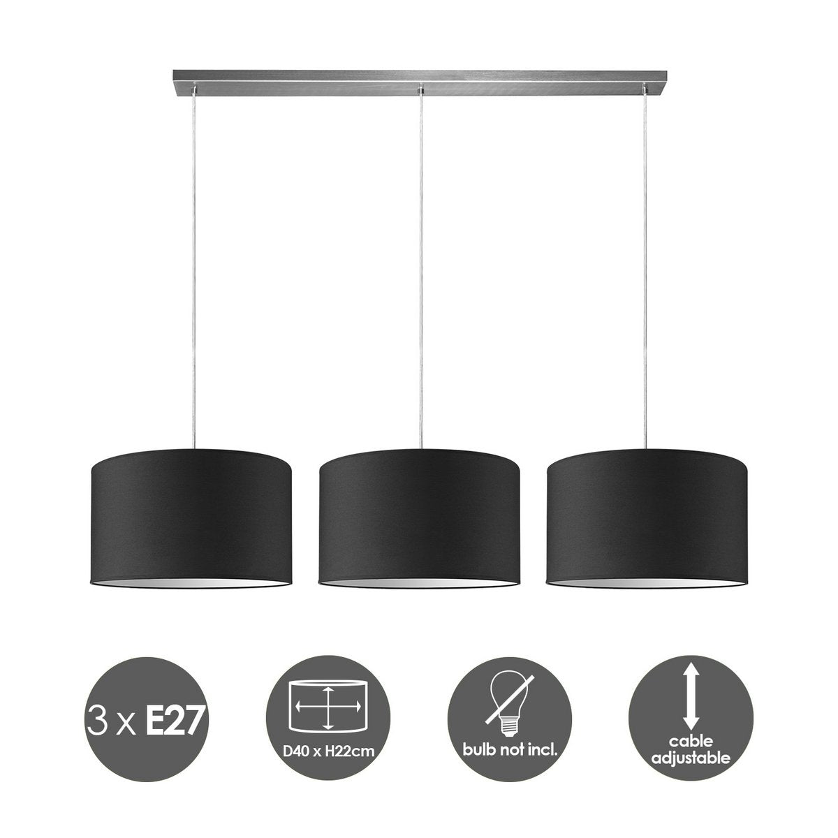 Morax Hanglamp - Zwart