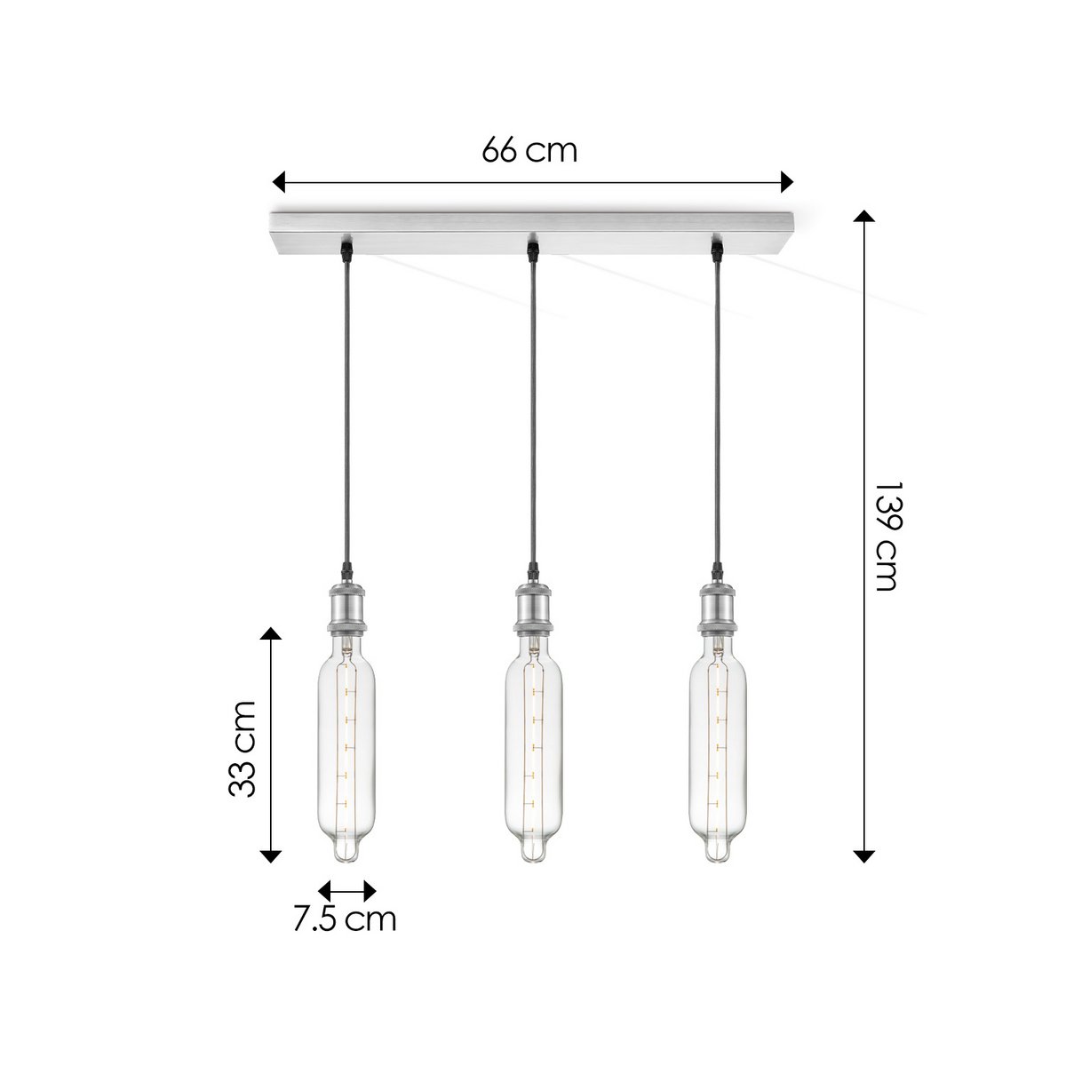 Elarin Hanglamp - Helder