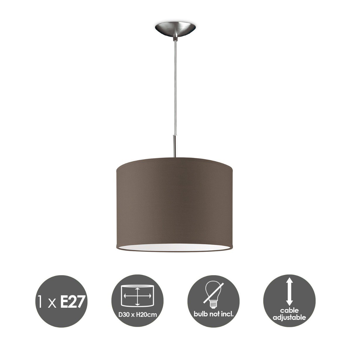 Farnox Hanglamp - Taupe