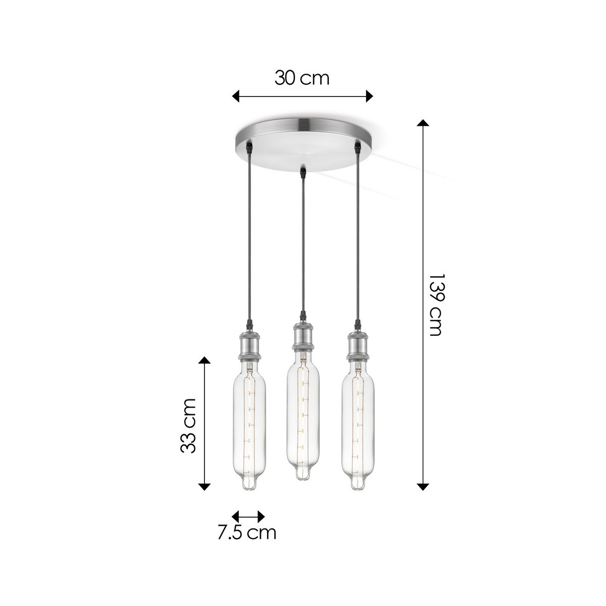 Saxon Hanglamp Helder