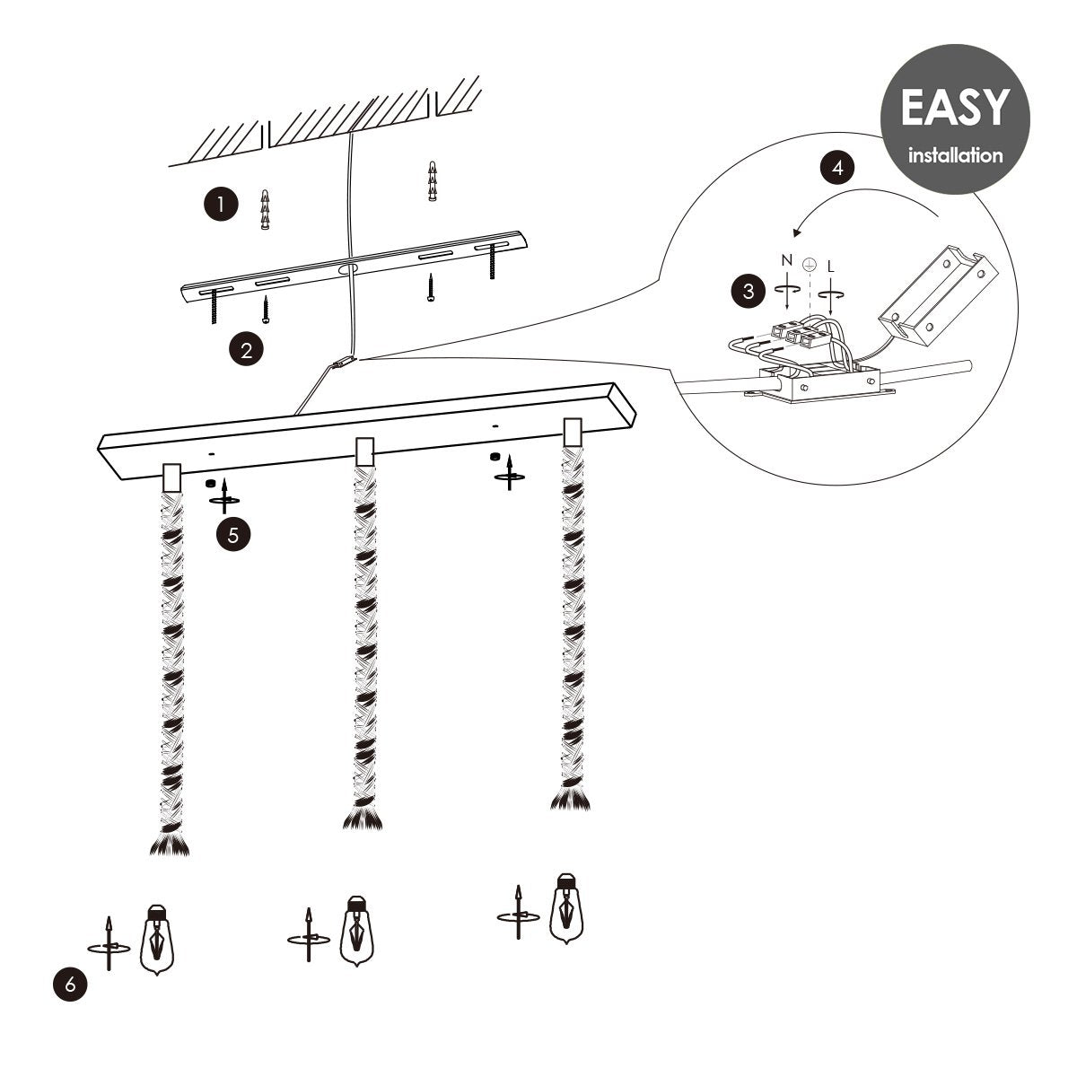 Borex Hanglamp Helder