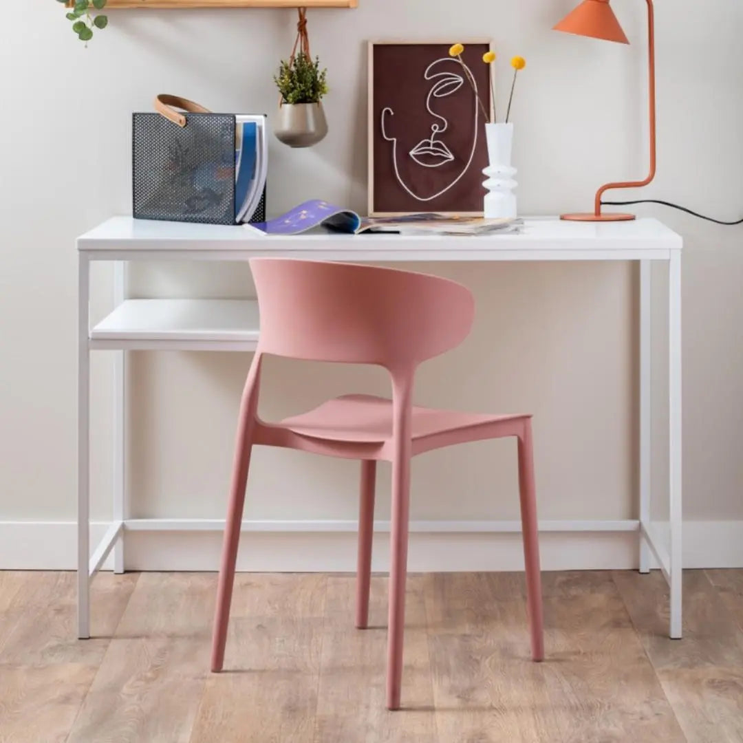 Evora Design Stoel - Licht Roze Leitmotiv