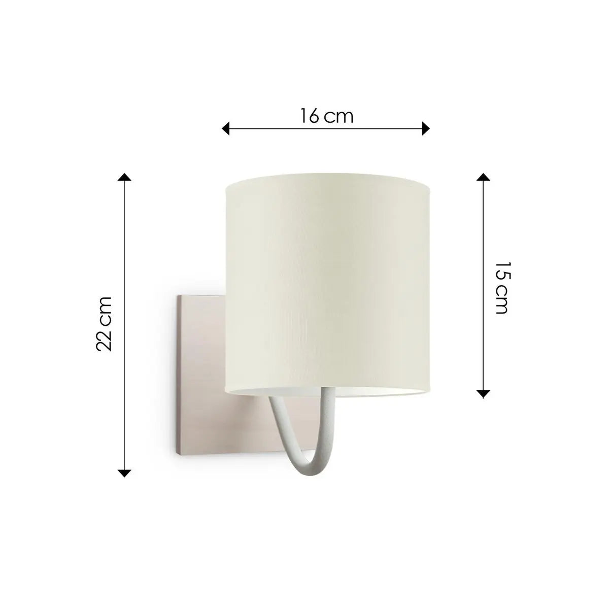 Fenora Wandlamp - Warm Wit Home Sweet Home