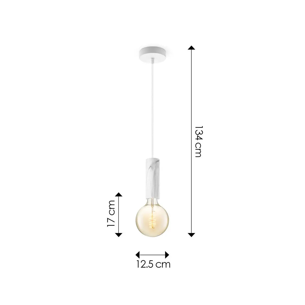 Javix Hanglamp - Marmer Home Sweet Home