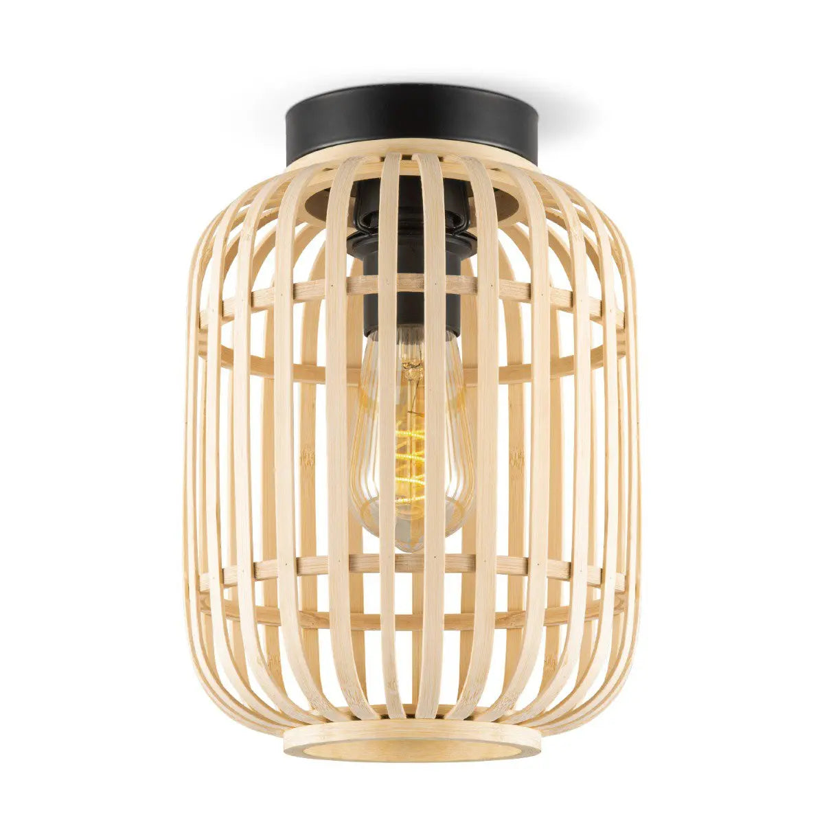 Kavira Plafondlamp met Bamboe - Beige Home Sweet Home