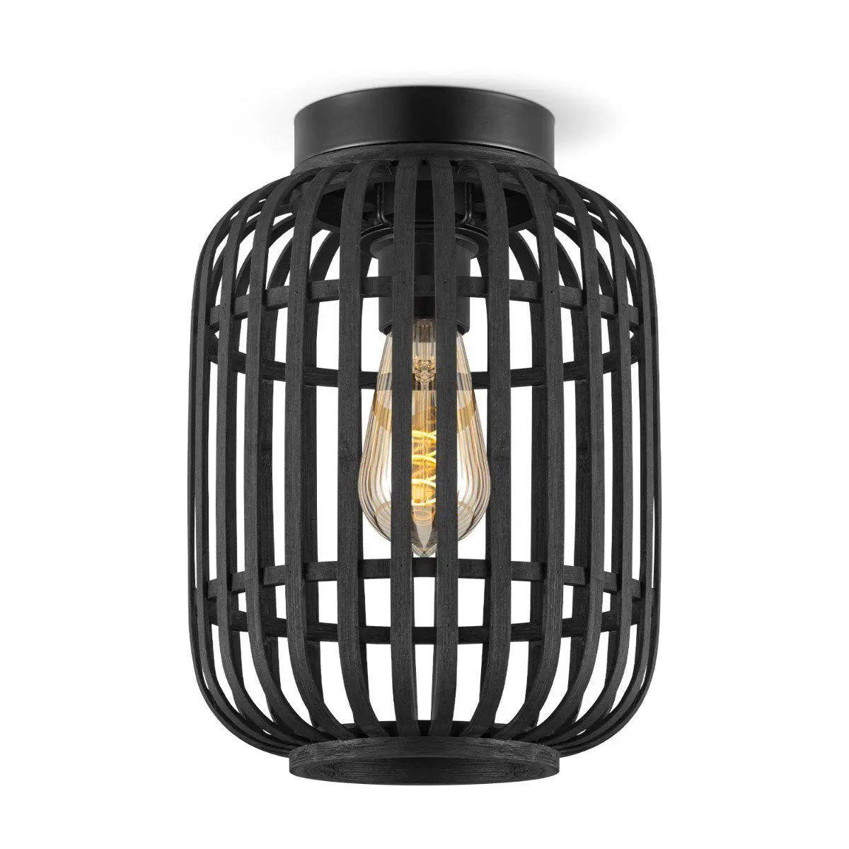 Kavira Plafondlamp met Bamboe - Zwart Home Sweet Home