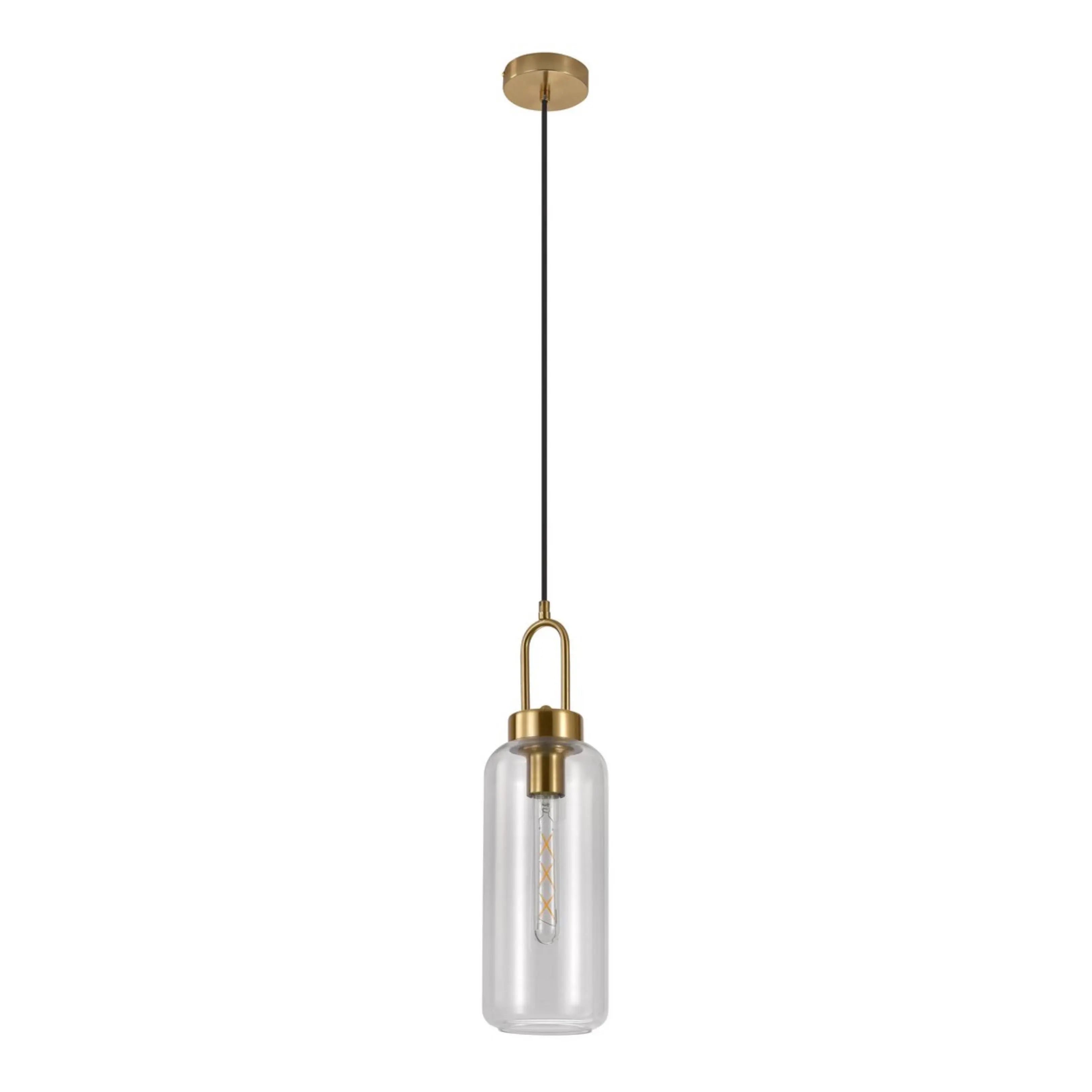 Keira Hanglamp Wit - Messing Look House Nordic ApS