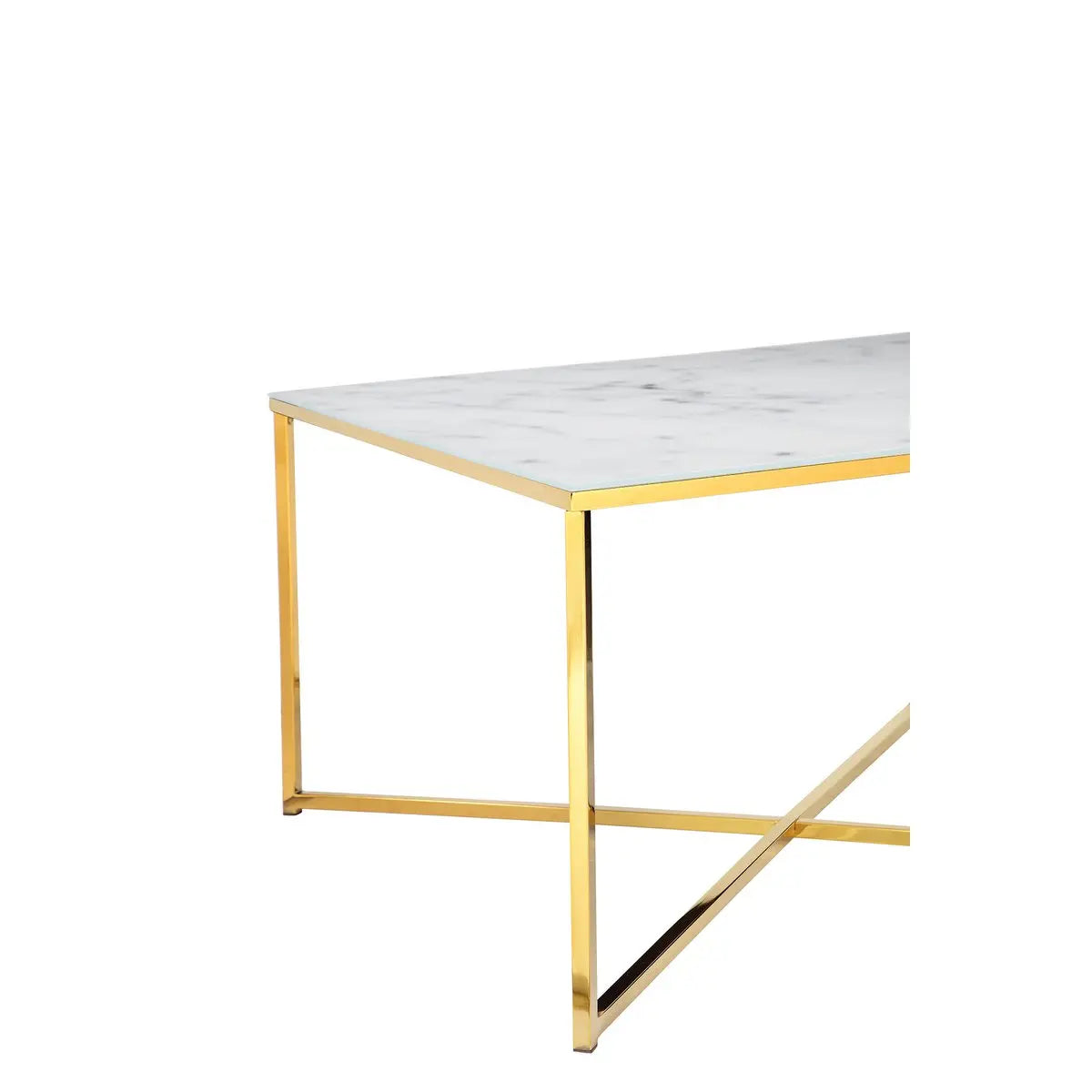 Lanny Salontafel - Wit en Goud SalesFever