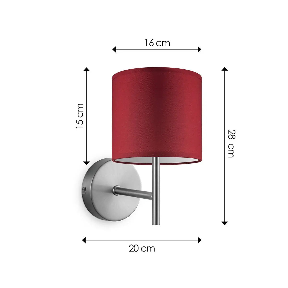 Lixora Wandlamp - Rood Home Sweet Home