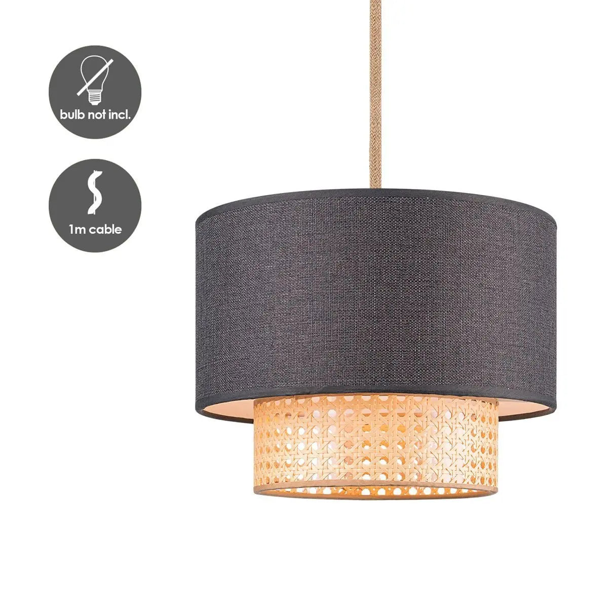 Lorix Hanglamp Zwart Home Sweet Home