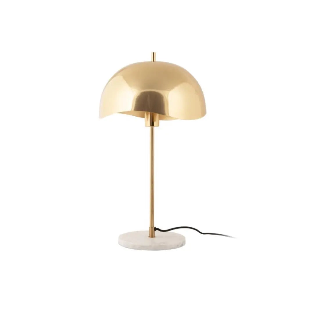 Marvo Tafellamp Wave Dome - Goud Leitmotiv