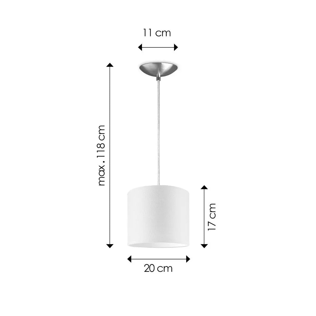 Nelvin Hanglamp - Wit Home Sweet Home