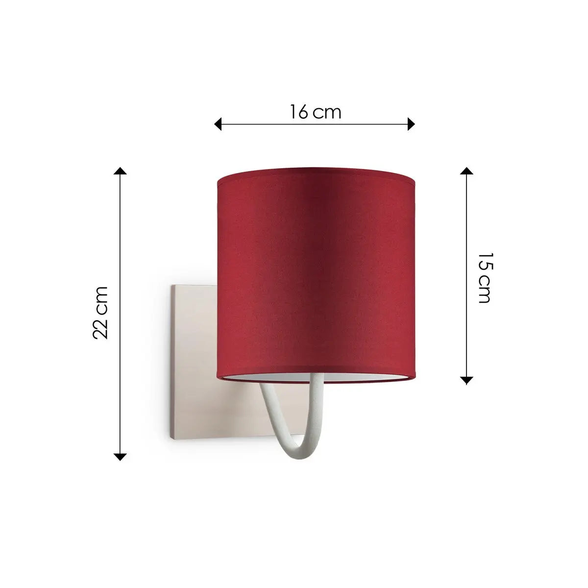 Norva Wandlamp - Rood Home Sweet Home