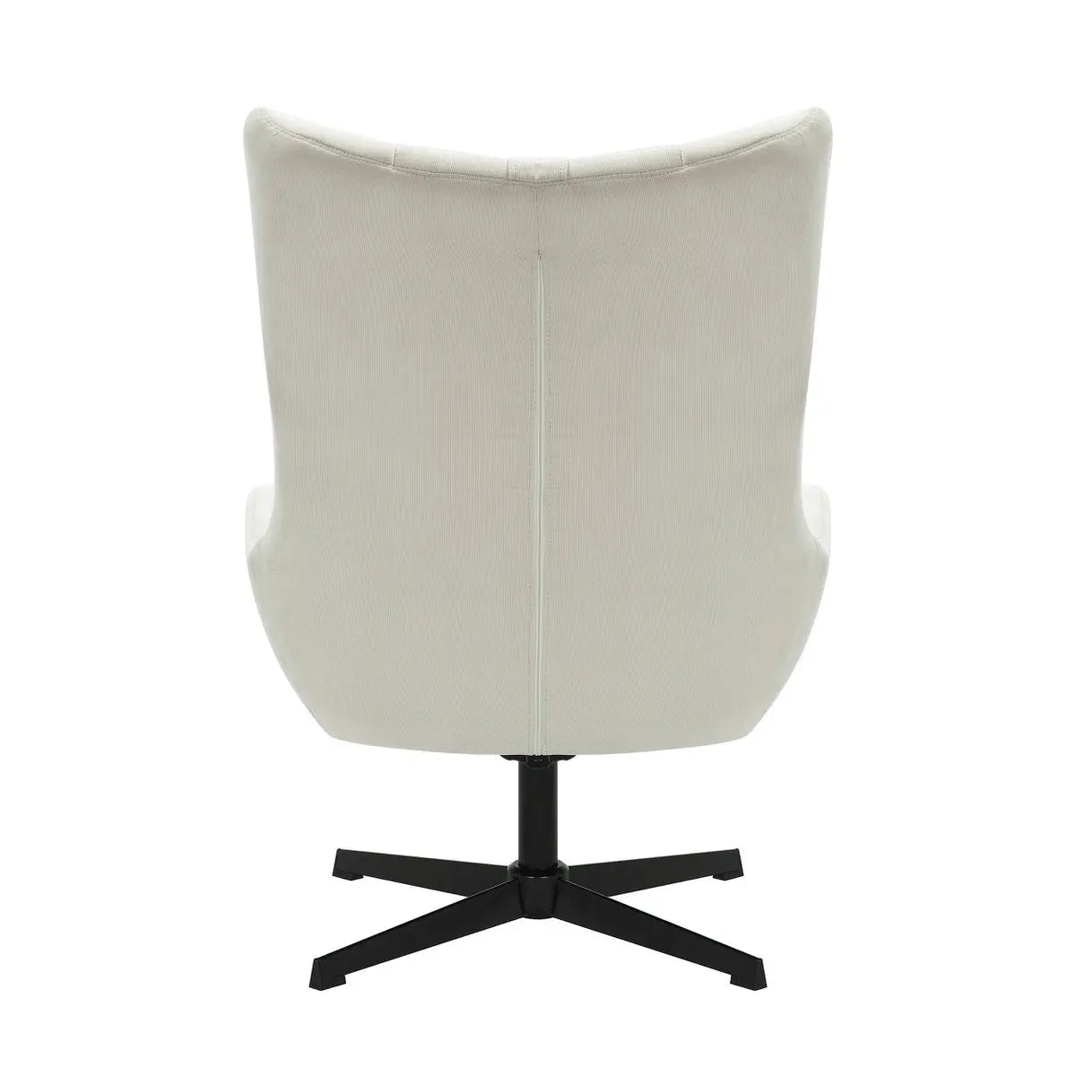 Quilo Fauteuil en Kruk Corduroy-look - Beige SalesFever