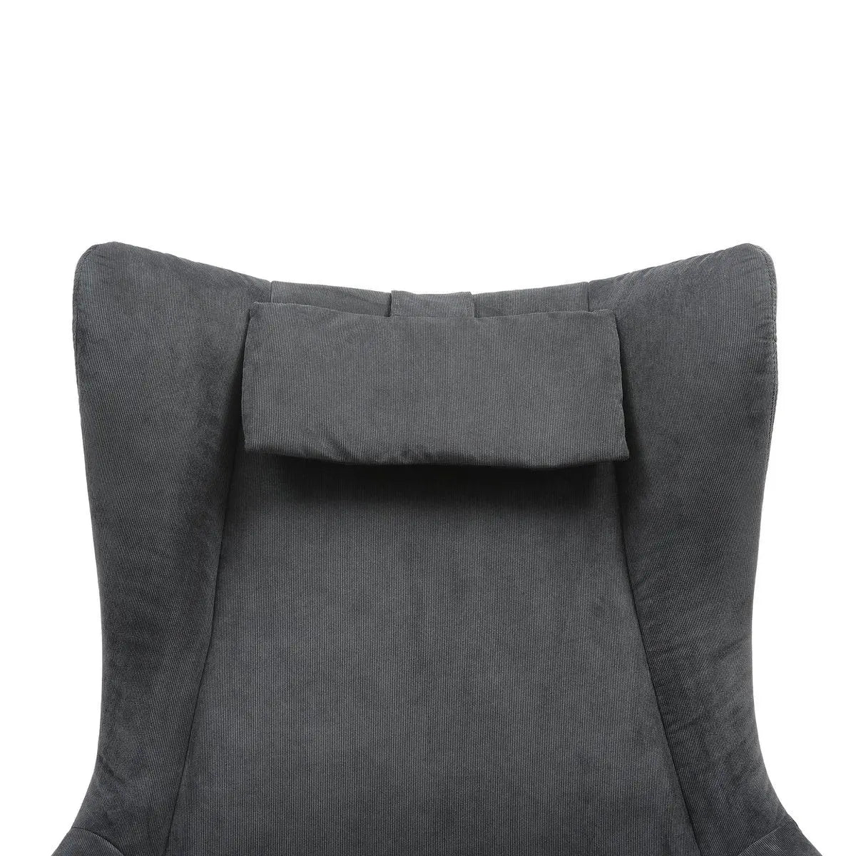 Quilo Fauteuil en Kruk Corduroy-look - Grijs SalesFever