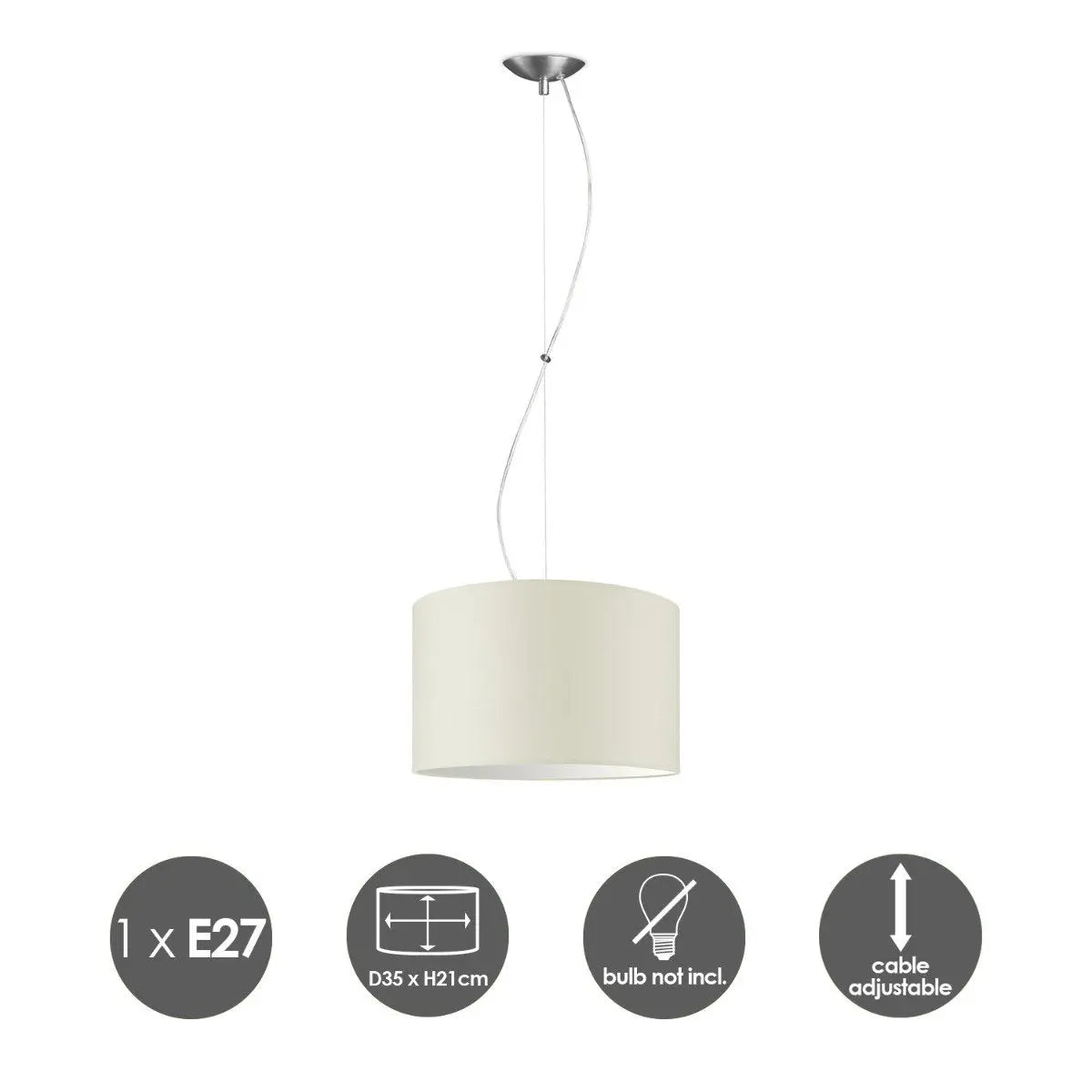 Revar Hanglamp - Warm Wit Home Sweet Home