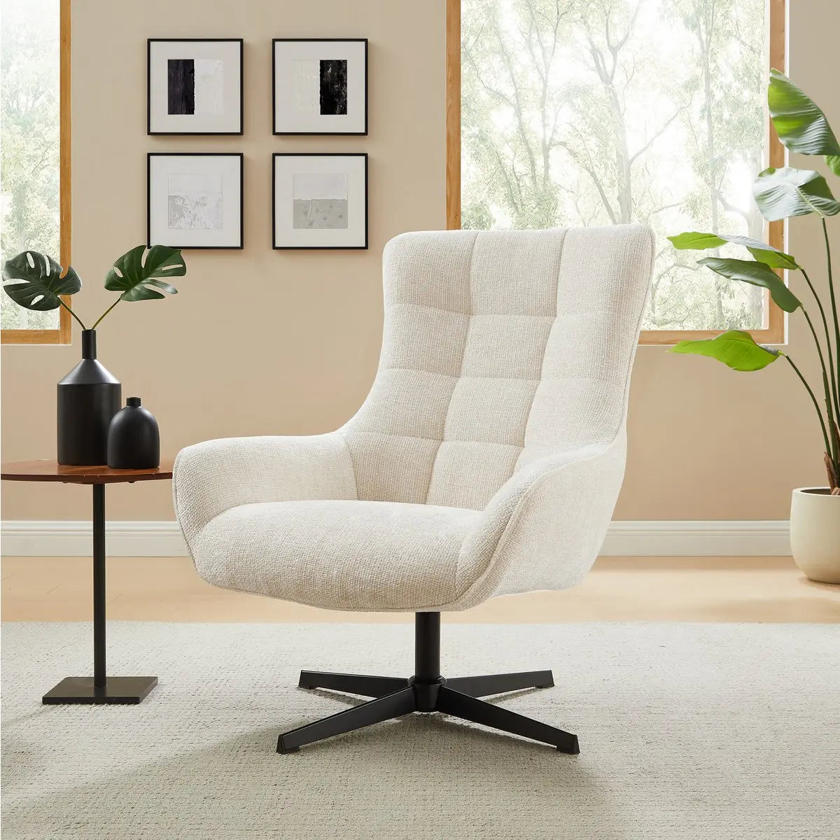 Rixa Fauteuil Stof - Beige SalesFever