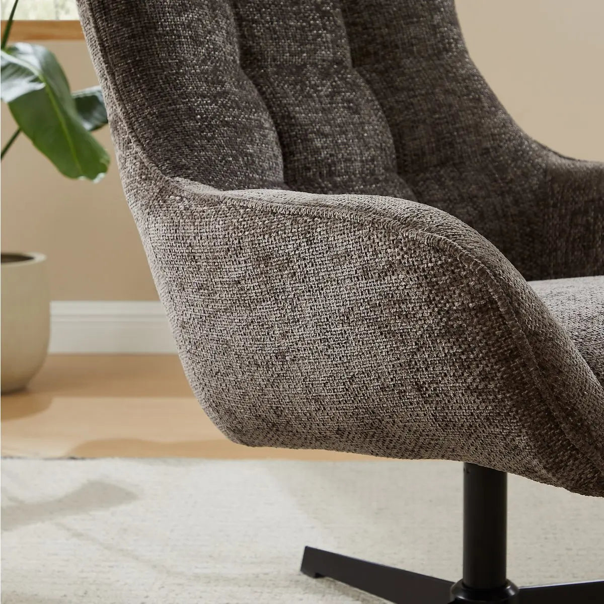 Rixa Fauteuil Stof - Donkergrijs SalesFever