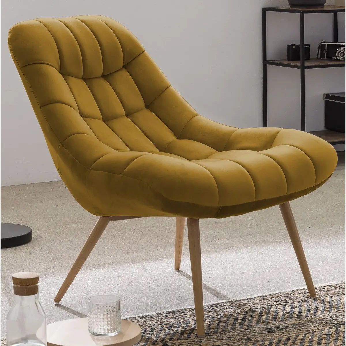 Roxton Fauteuil - Geel SalesFever