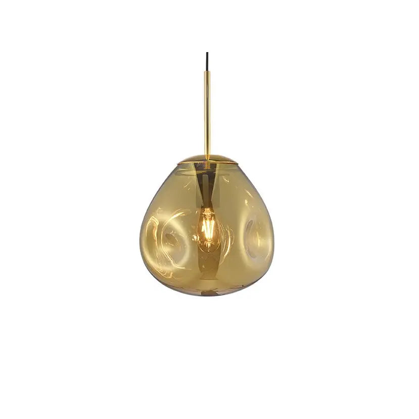 Saro Hanglamp Geblazen Glas Klein - Goud Leitmotiv