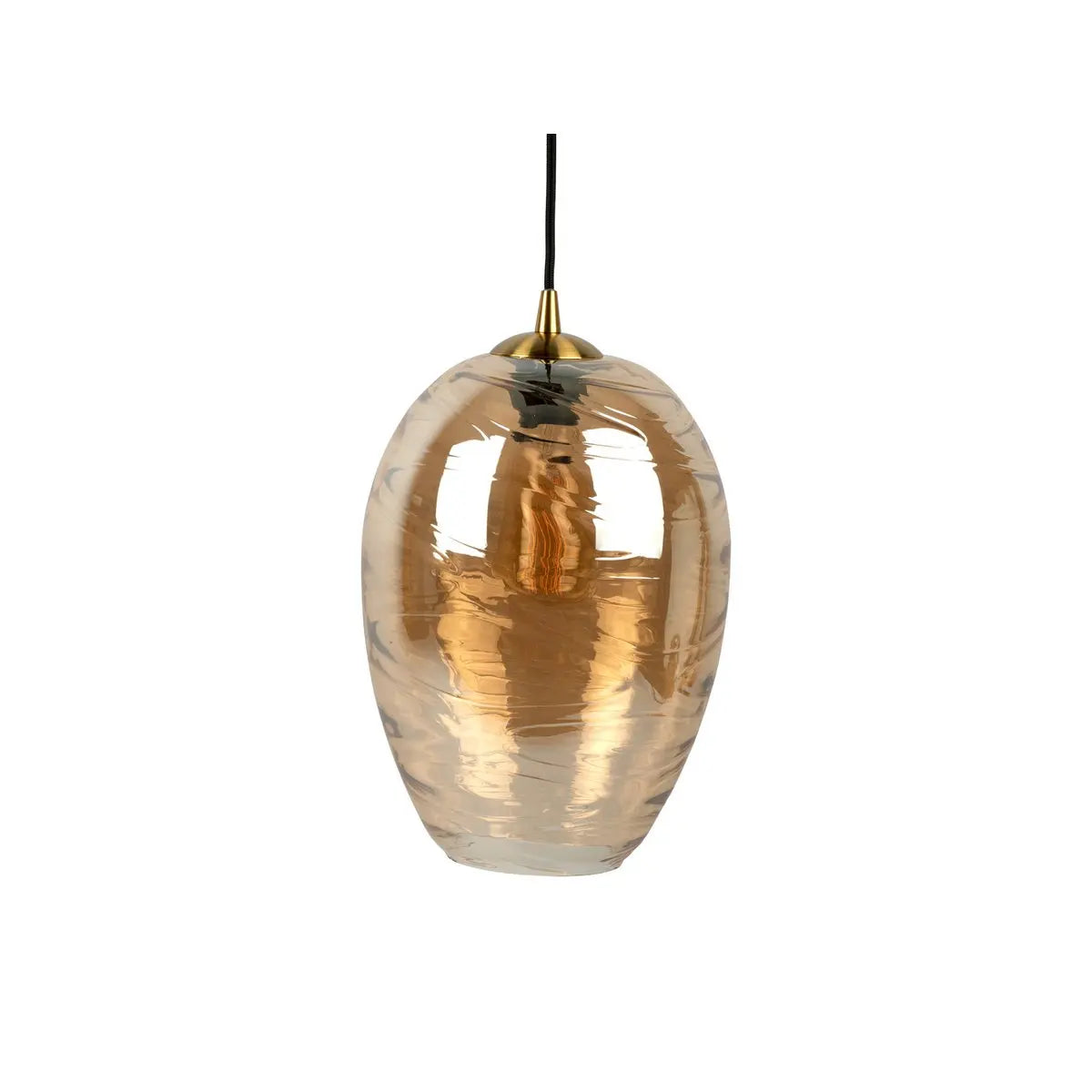 Savi Hanglamp Glamour Kegel - Bruin Leitmotiv