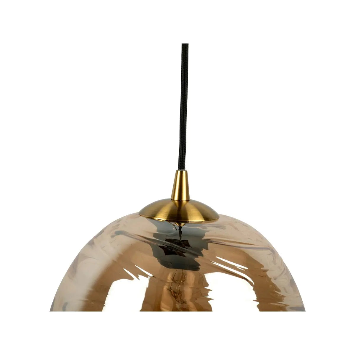 Savi Hanglamp Glamour Kegel - Bruin Leitmotiv