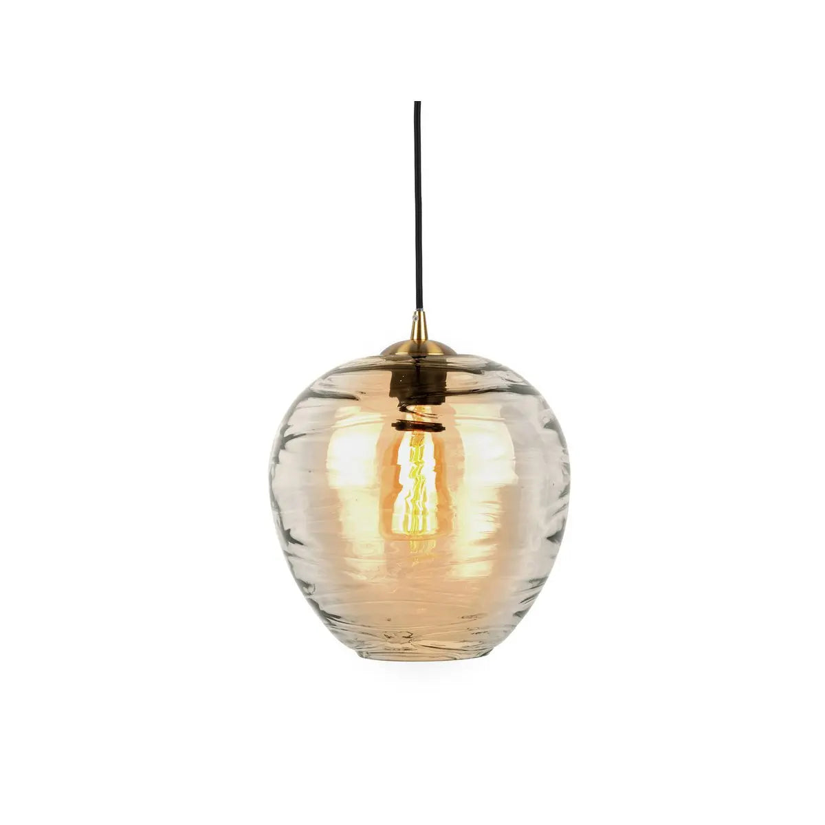 Savi Hanglamp Globe - Bruin Leitmotiv