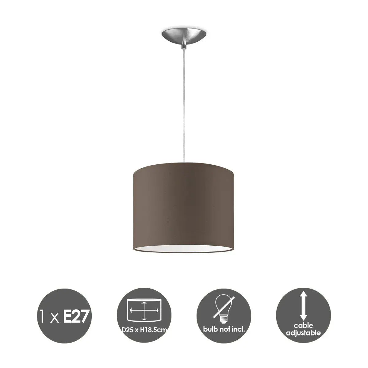 Savin Hanglamp - Taupe Home Sweet Home