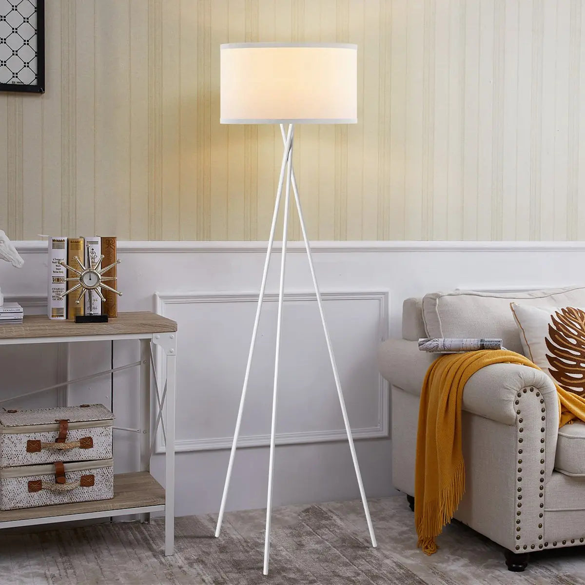 Solara Vloerlamp - Wit/wit Home Sweet Home