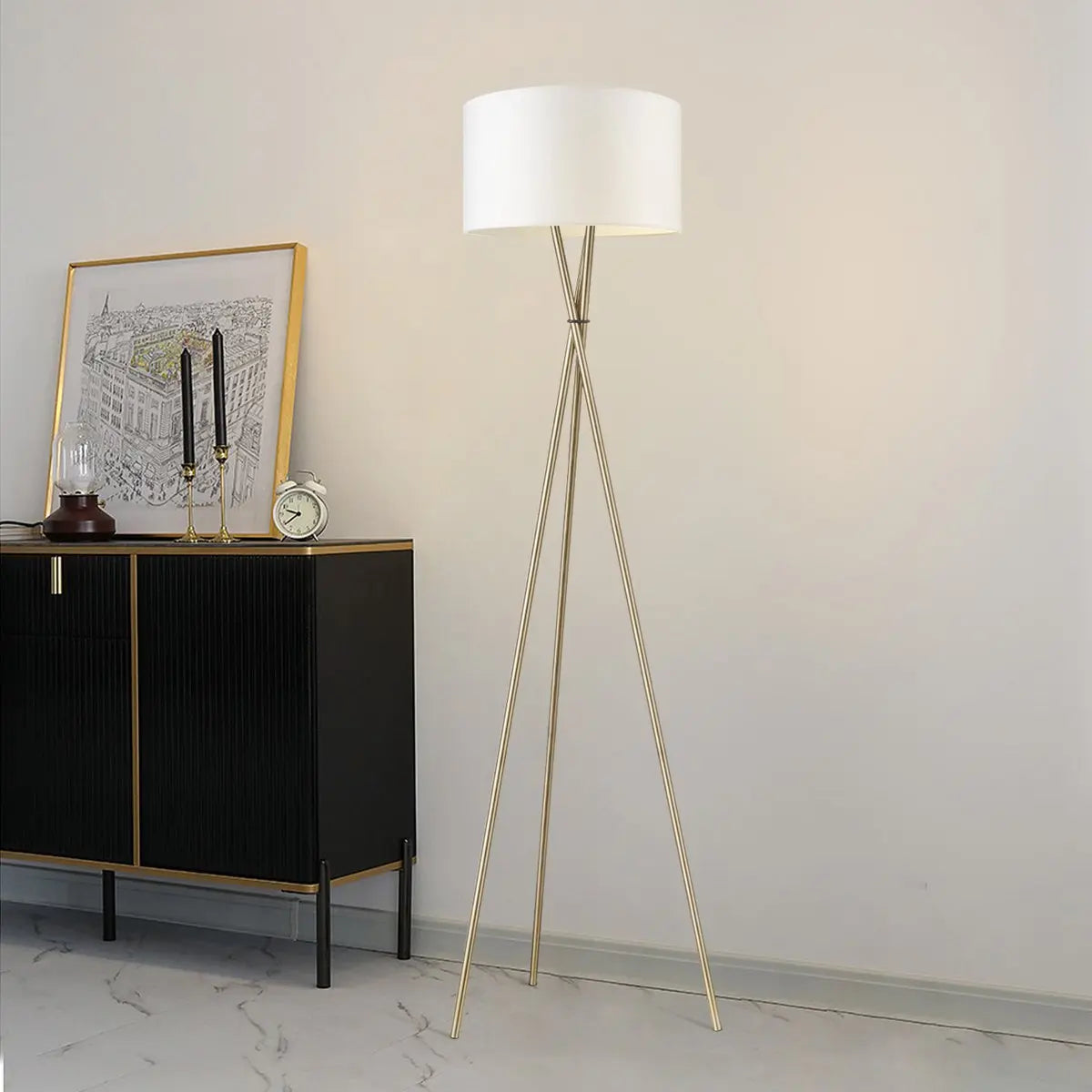 Sorena Vloerlamp - Wit Home Sweet Home