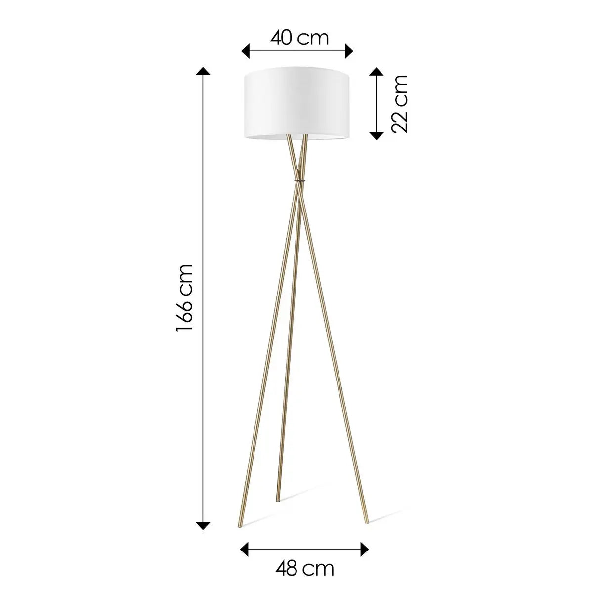 Sorena Vloerlamp - Wit Home Sweet Home