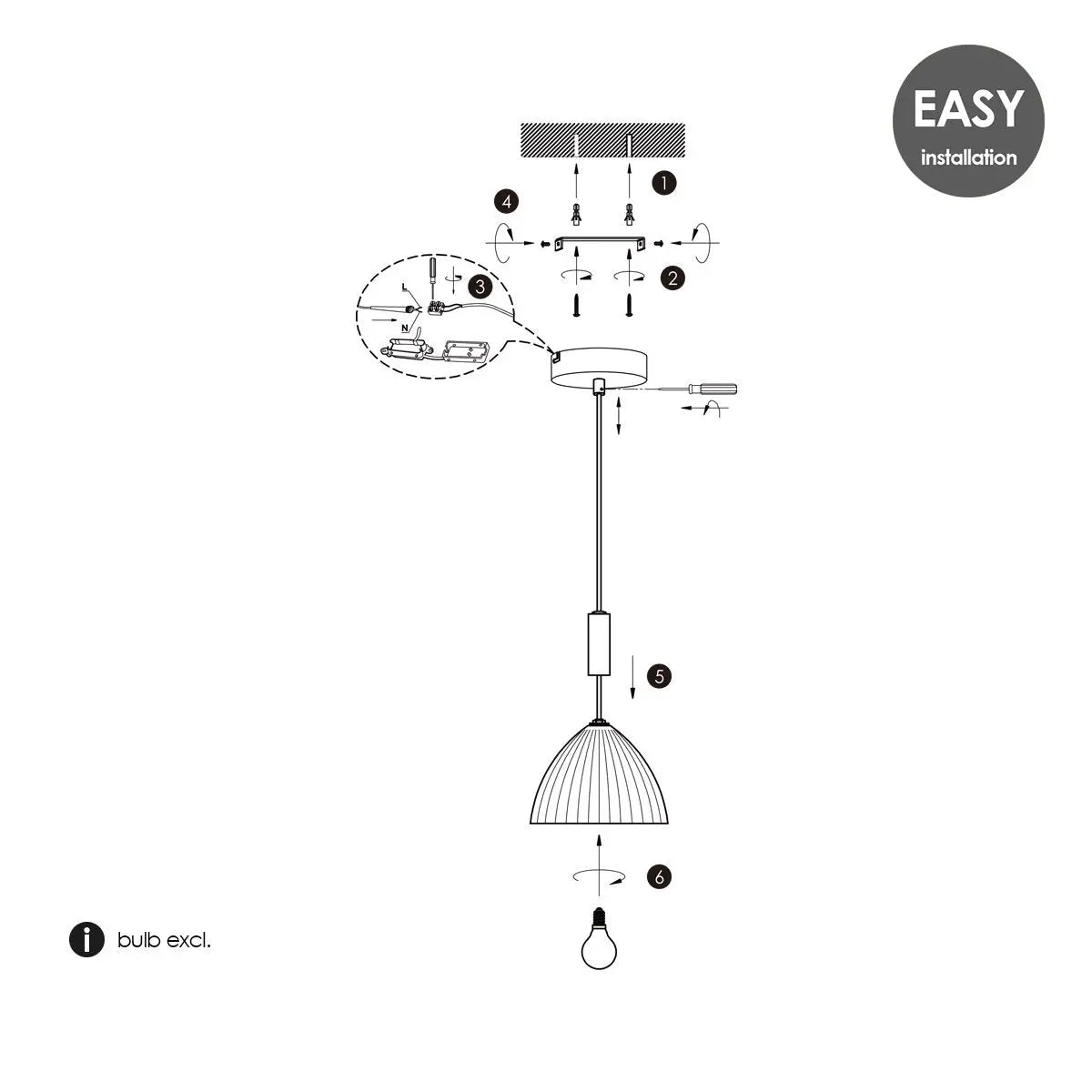 Tavix Hanglamp Home Sweet Home