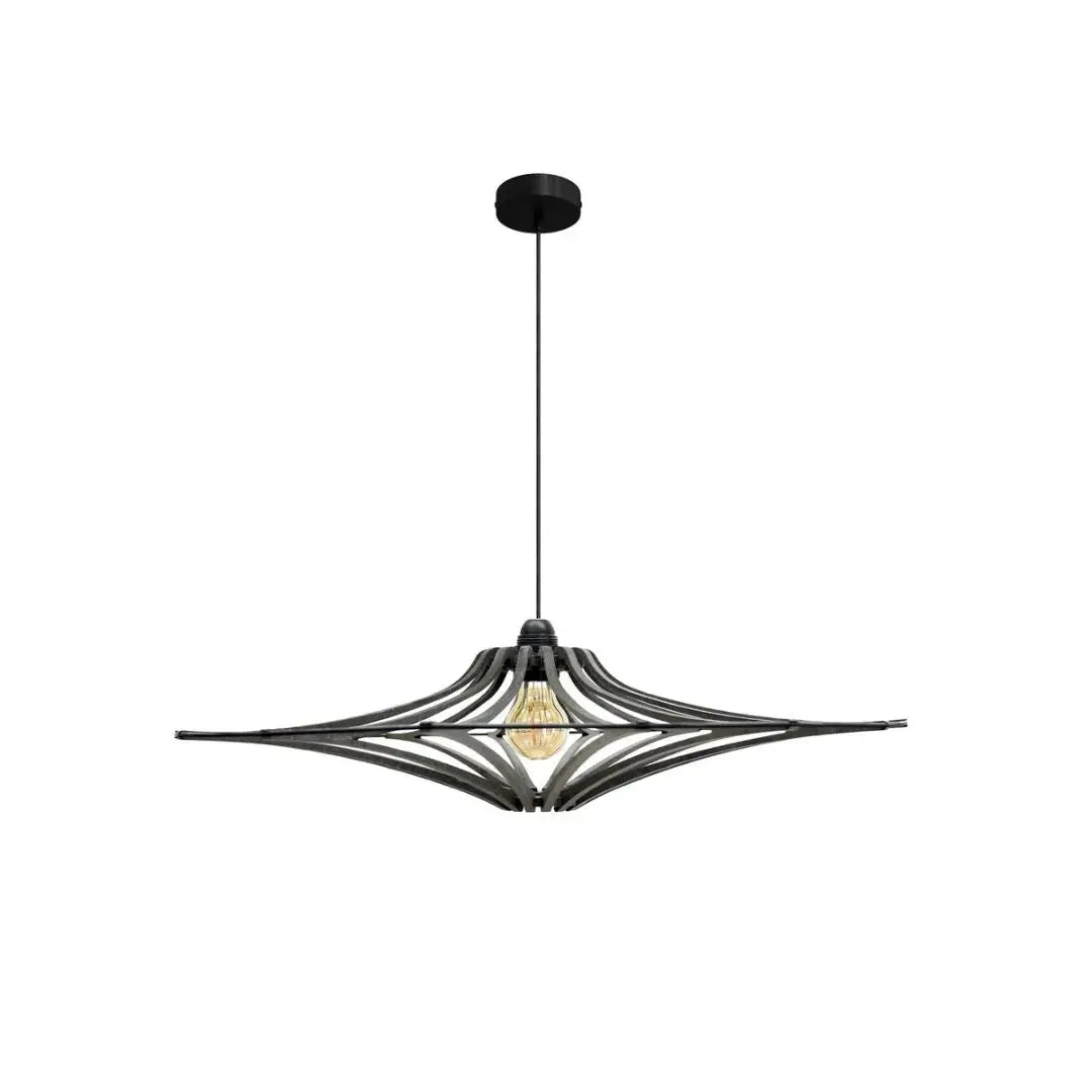 Trisana Hanglamp Volledig Zwart Frame - Dia 65 cm RIF