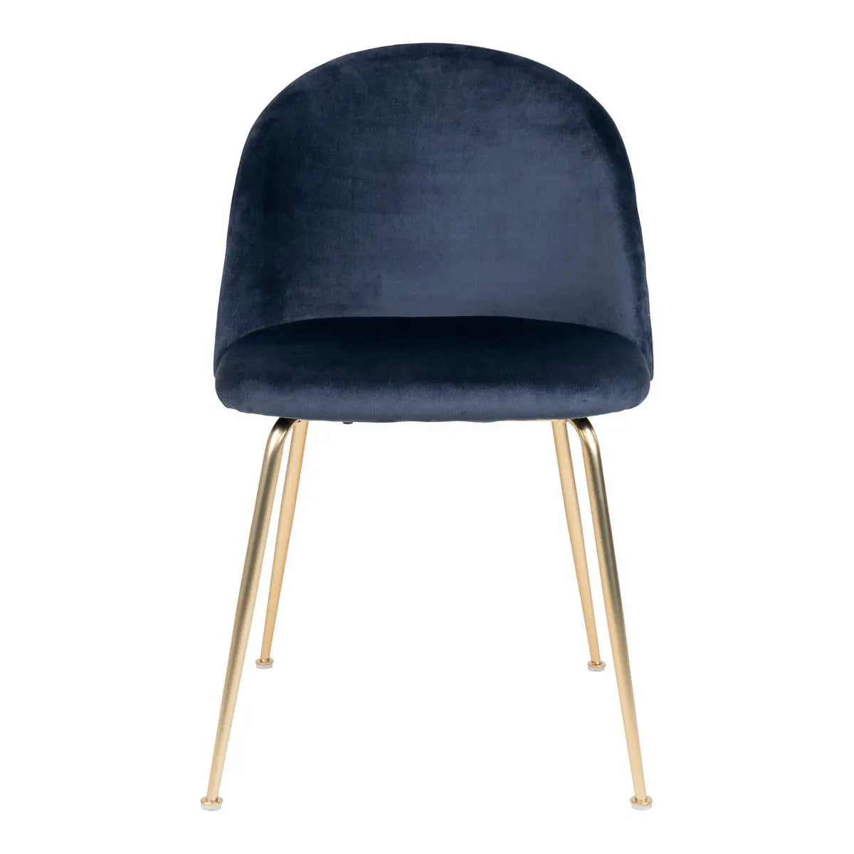 Tyra Eetkamerstoel Blauw en Goud - Set van 2 House Nordic ApS