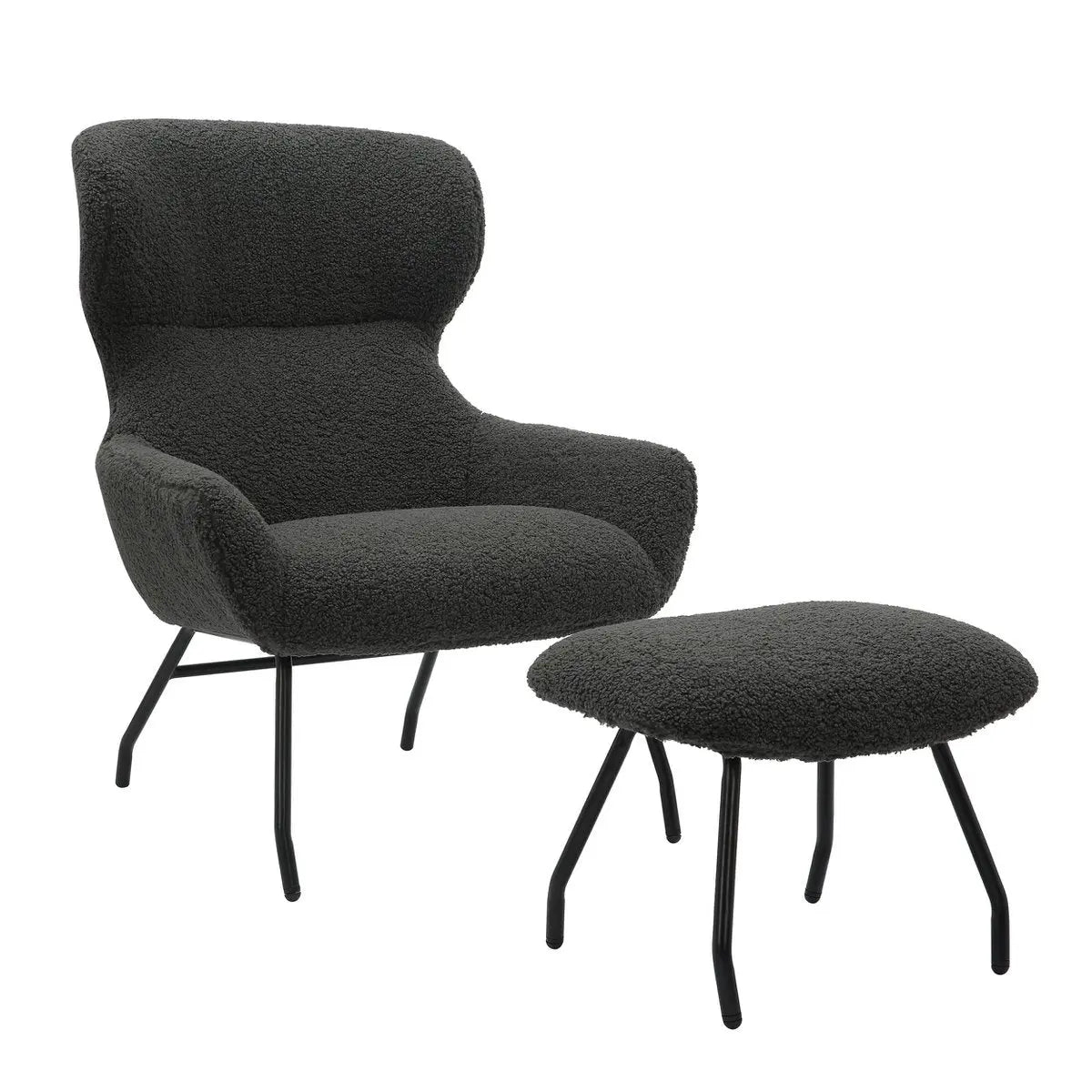 Xero Fauteuil- en Krukset Teddybont - Donkergrijs SalesFever