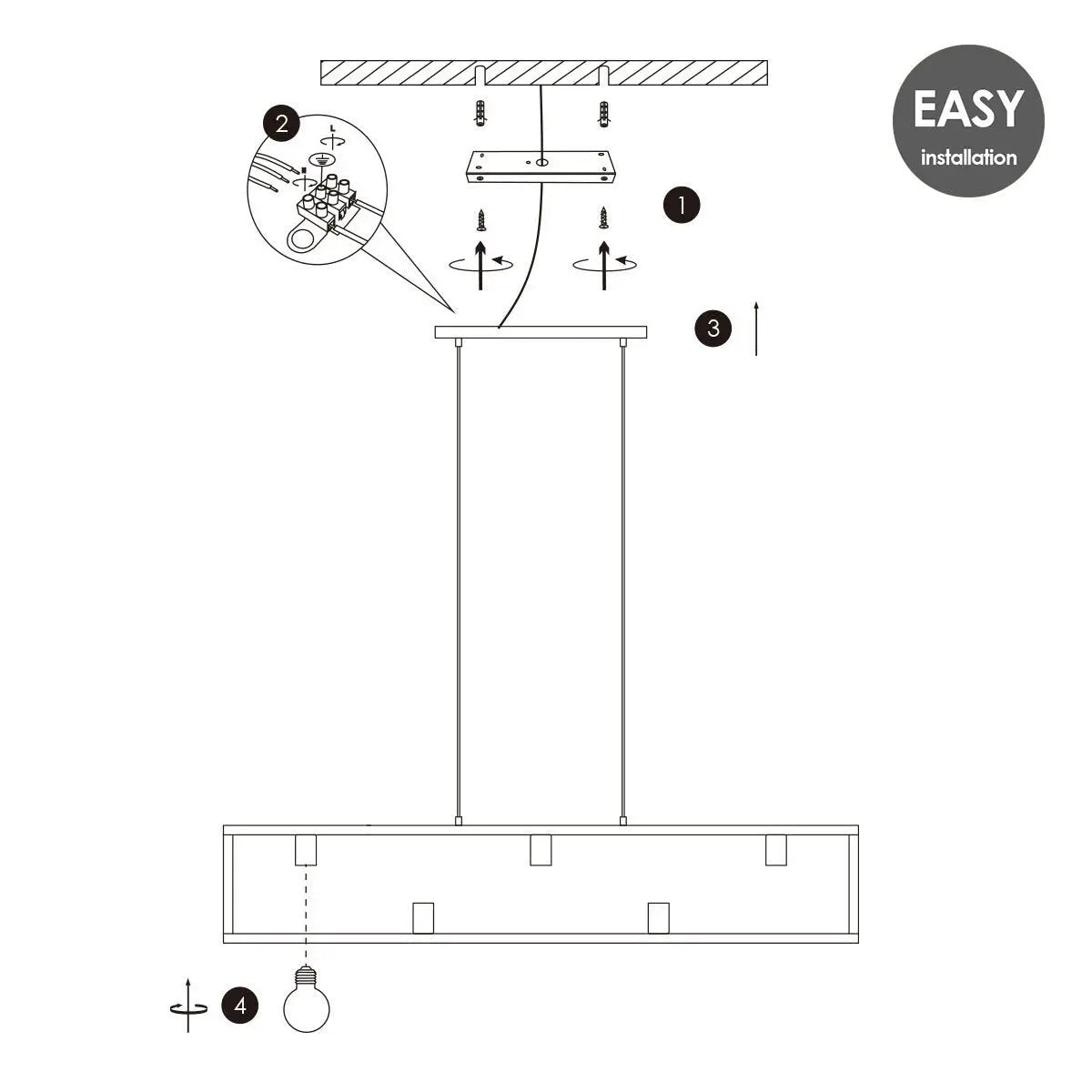 Zilena Hanglamp Home Sweet Home