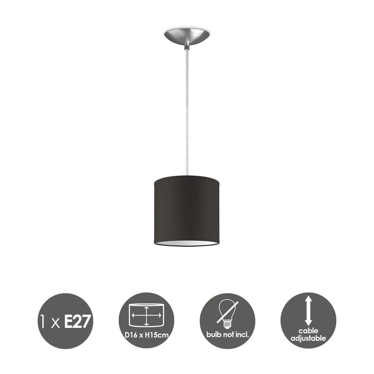 Zylona Hanglamp Chocolade Home Sweet Home