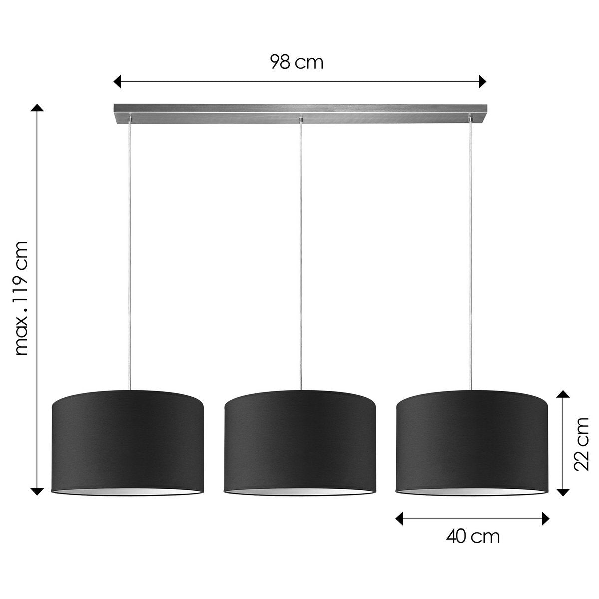 Morax Hanglamp - Zwart