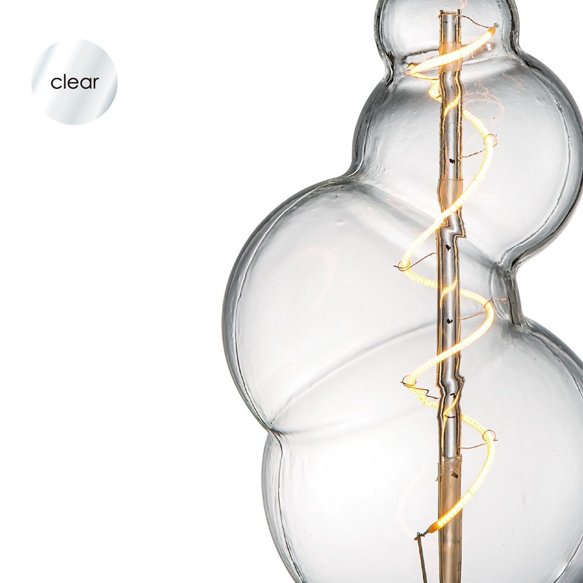 Venia Dimbare Led Bubbel Spiraal E27 - Helder