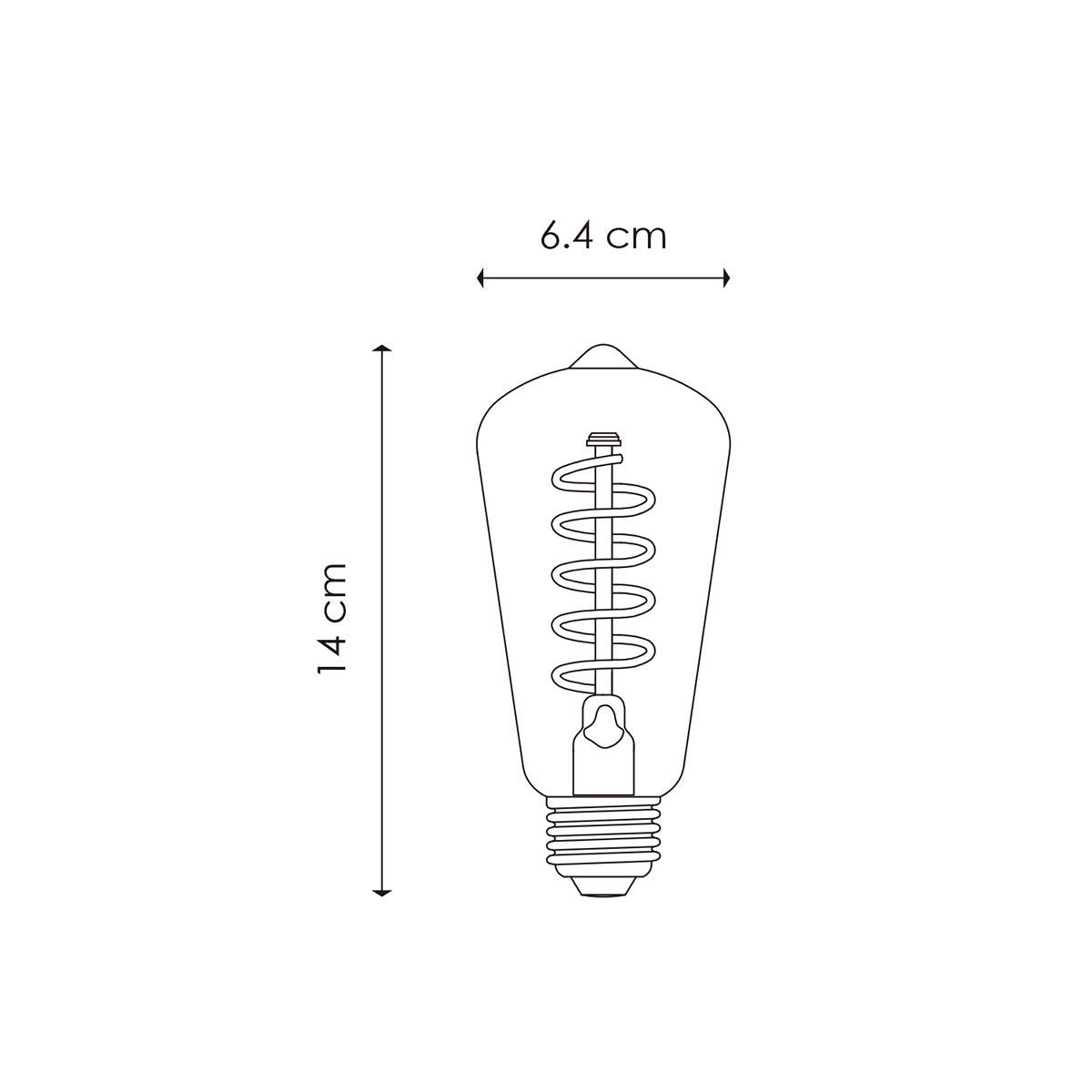 Zenvir Dimbare Led Drop Spiraal E27 - 280 Lumen