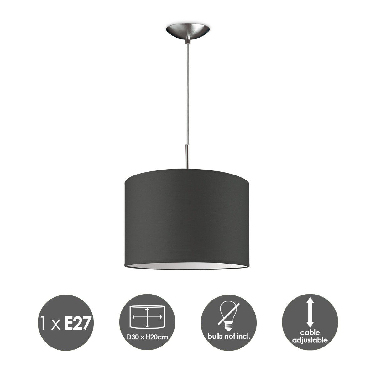 Farnox Hanglamp - Antraciet