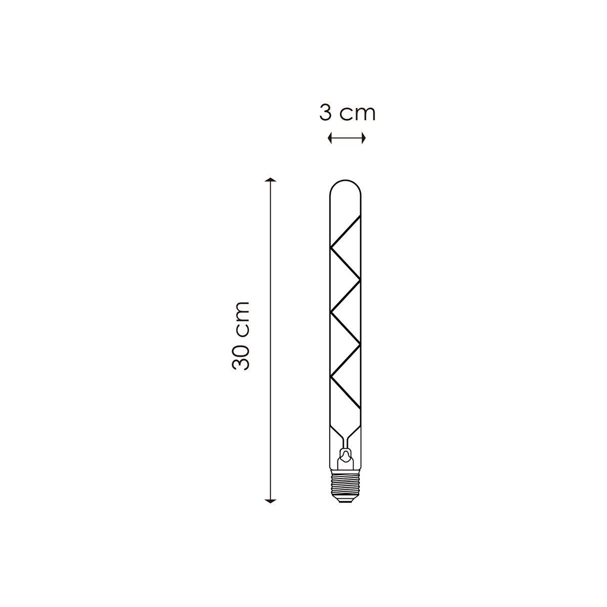 Ivon Dimbare Led Tube Spiraal E27