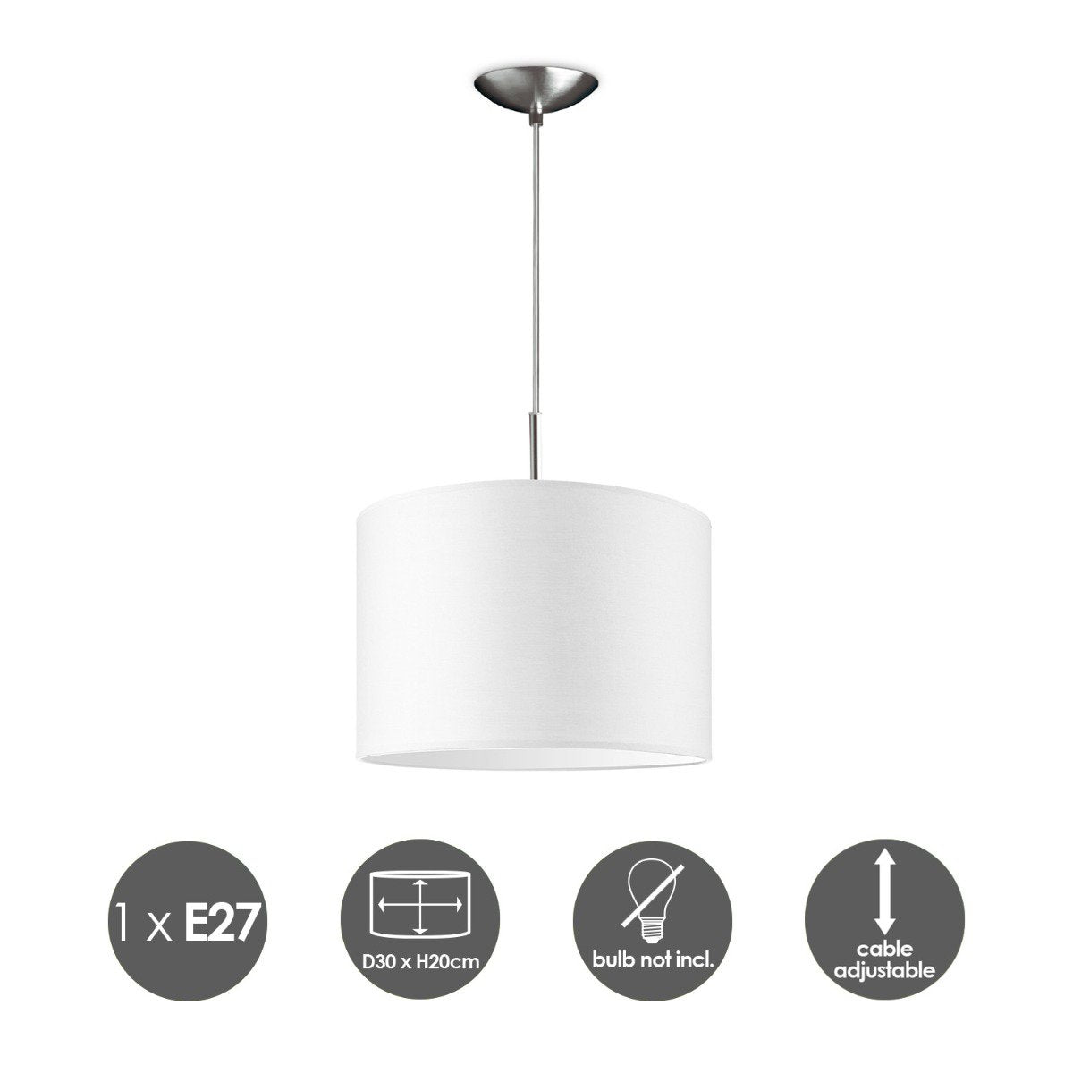 Farnox Hanglamp - Wit