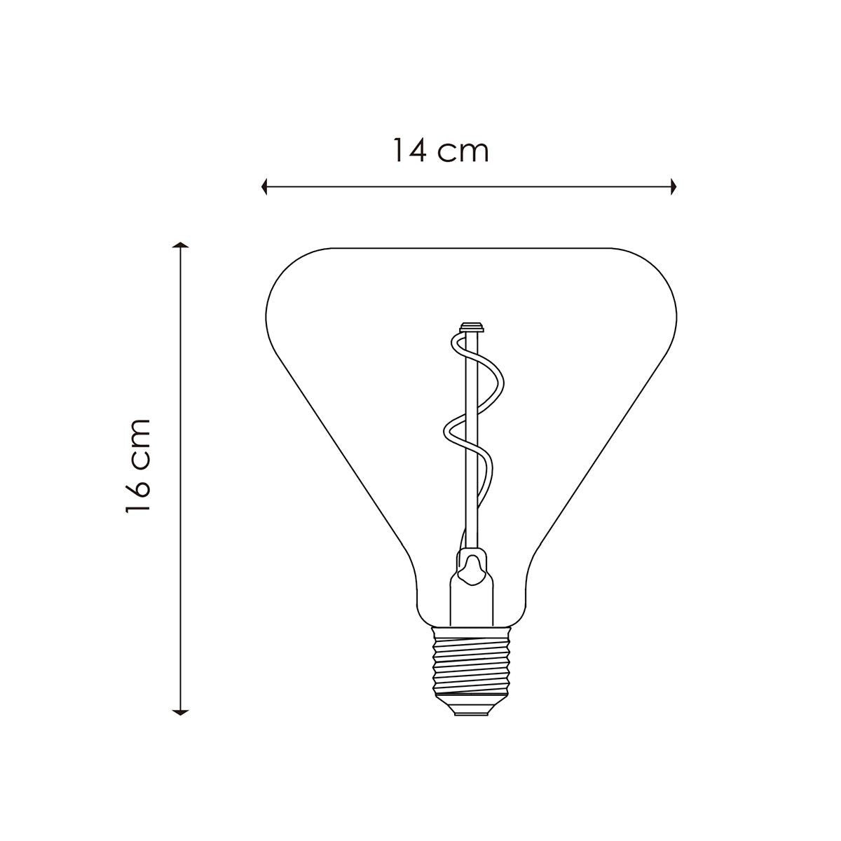 Barlon Dimbare Led Flex Spiraal E27 - Amber