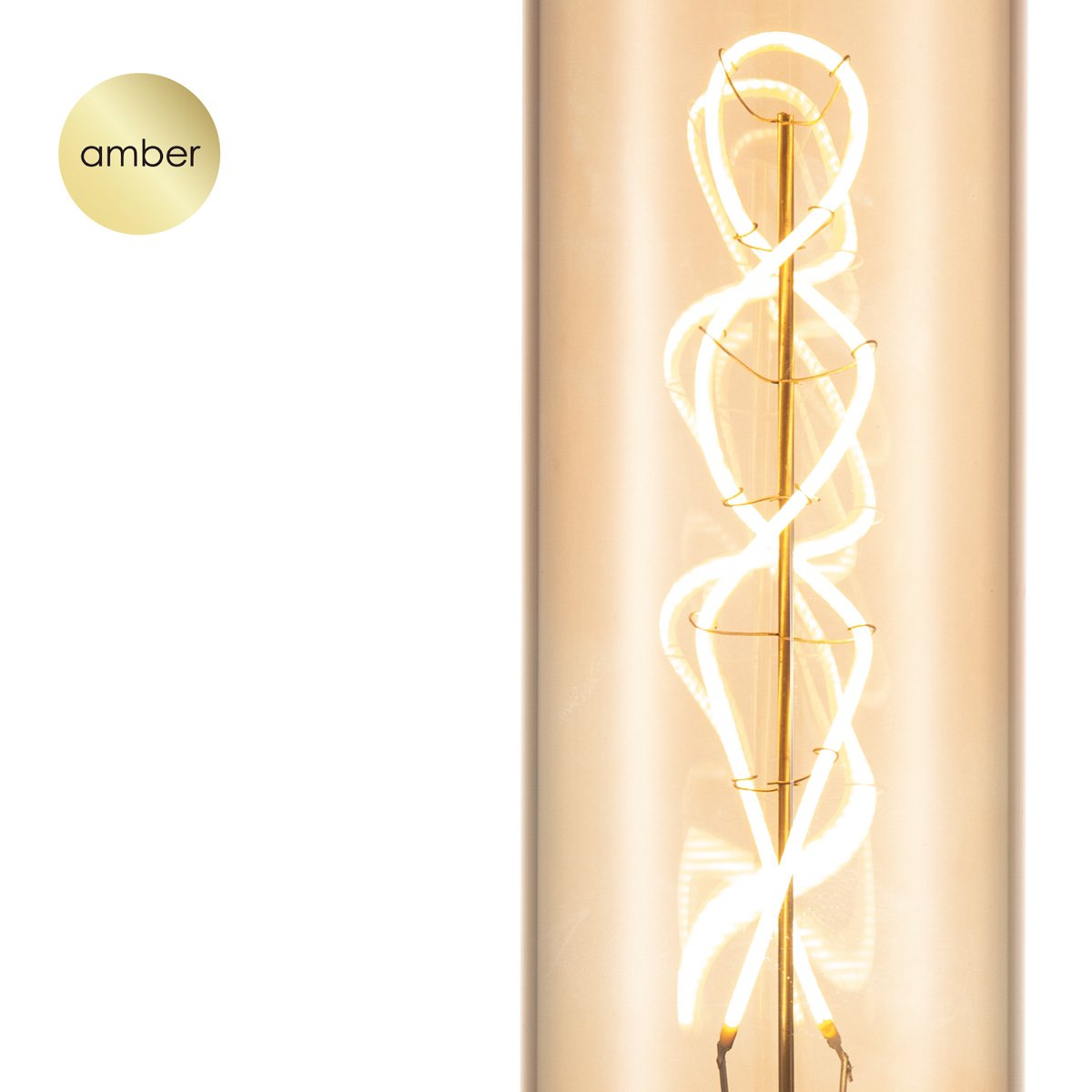 Ziltan Dimbare Led Tube Spiraal E27 - Amber